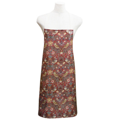 ウィリアムモリス PVC ビニールコーティング エプロン ストロベリーシーフ いちご泥棒