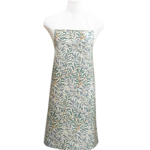 ウィリアムモリス PVC ビニールコーティング エプロン ウィロウ 栁 グリーン