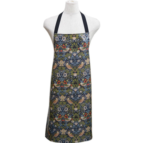 ウィリアムモリス PVC ビニールコーティング エプロン ストロベリーシーフ いちご泥棒