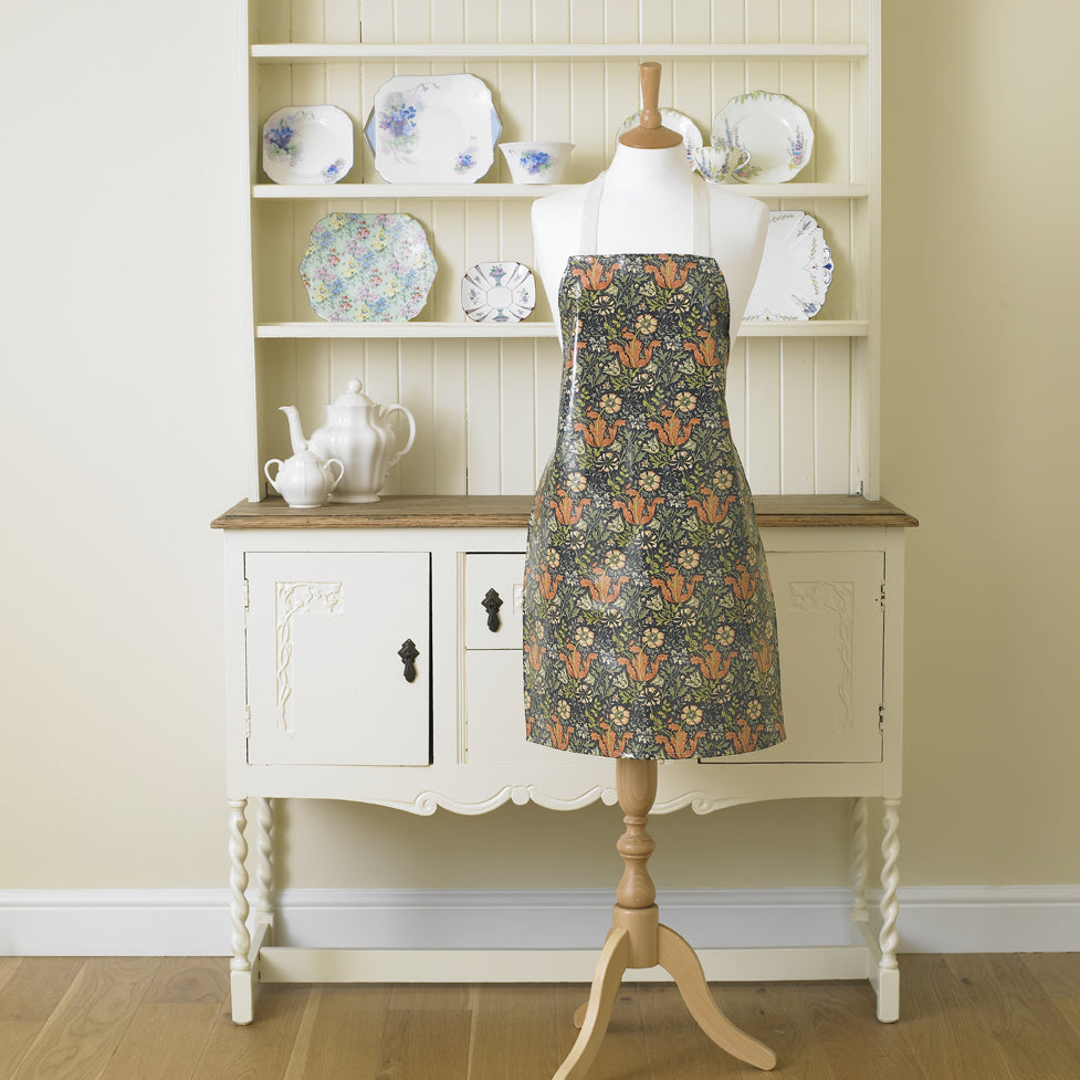 ウィリアムモリス PVC ビニールコーティング エプロン コンプトン