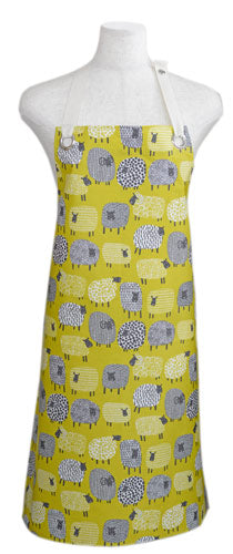 アルスターウィーバーズ オイルクロス エプロン Dotty Sheep