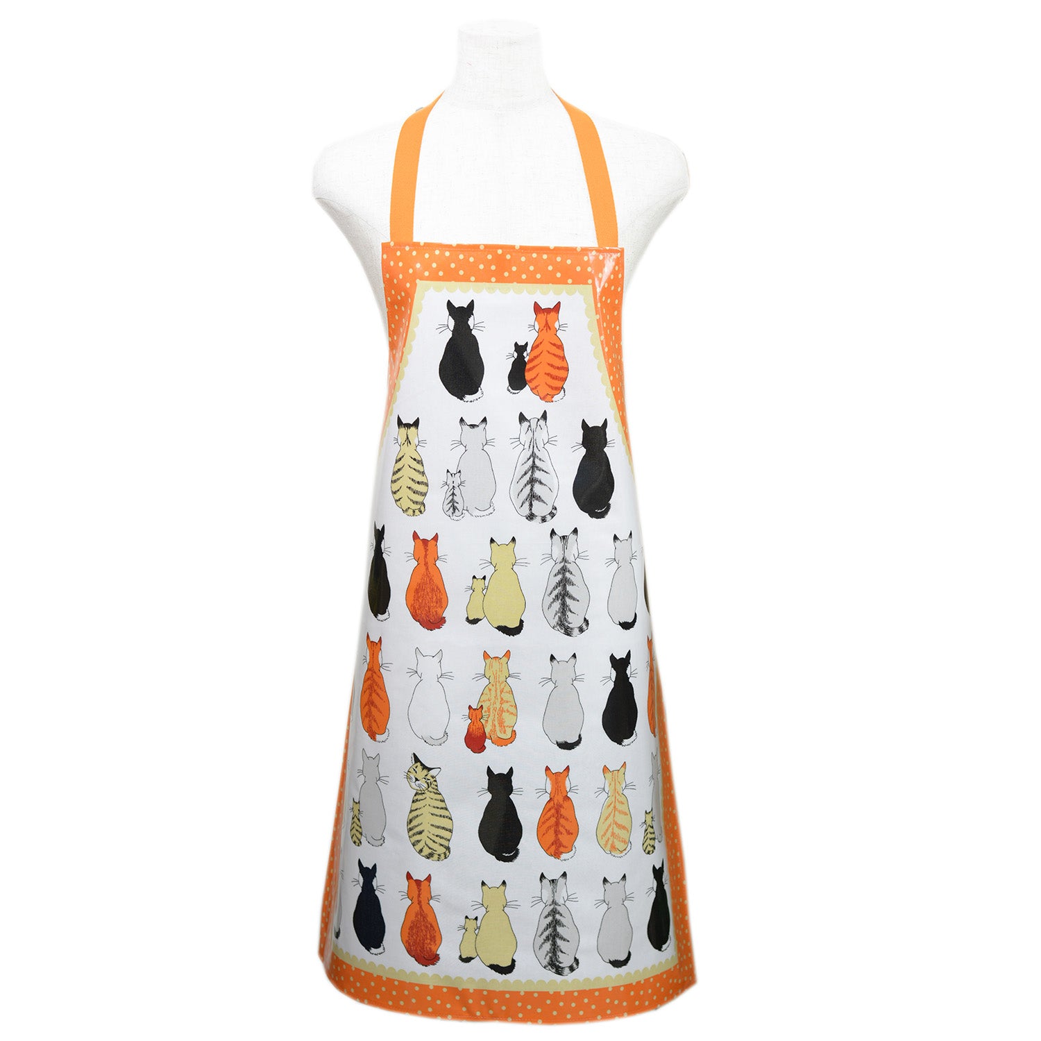 ねこが沢山 かわいいエプロン