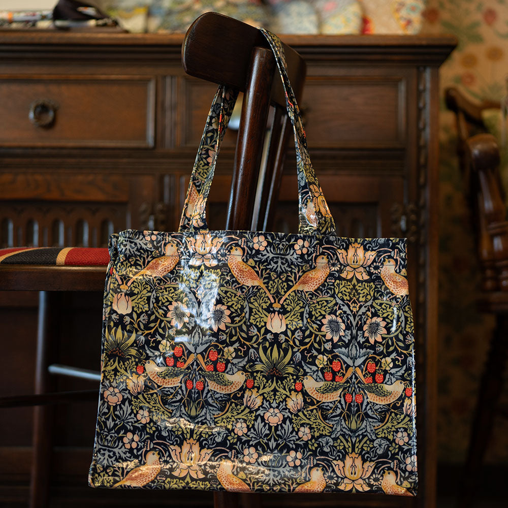 ウィリアム モリス PVC ショルダーパニエ バッグ Strawberry Thief いちご泥棒 ストロベリーシーフ