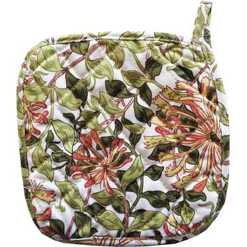 ウィリアムモリス ポットマット 鍋つかみ Honeysuckle 鍋敷き ハニーサックル