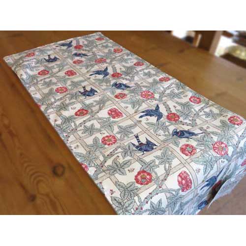 ウィリアム モリス テーブルセンター タペストリー Trellis トレリス バラ