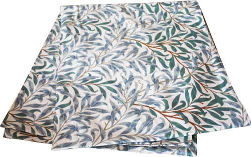 イギリス製 ローラズボウ ウィリアム モリス テーブルランナー グリーン ウィロウ