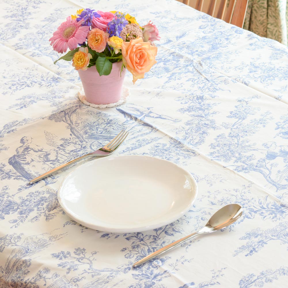 テーブルクロス トワル・ド・ジュイ ジュイの更紗 西洋更紗