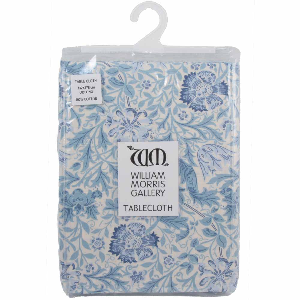 ウィリアムモリス Gallery オイルクロス テーブルクロス 長方形 円形 Blue Compton コンプトン LCTBCGYCT98