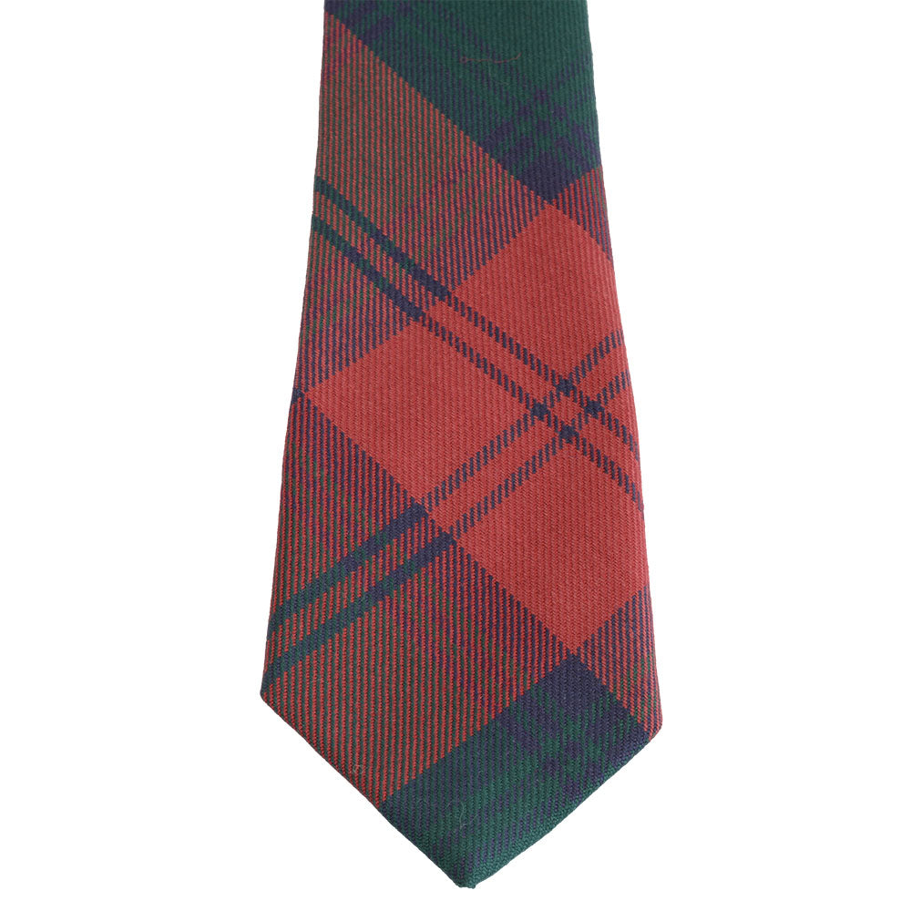 グリーングローブウェーバー タータンチェック ネクタイ ウーステッドウール Lindsay