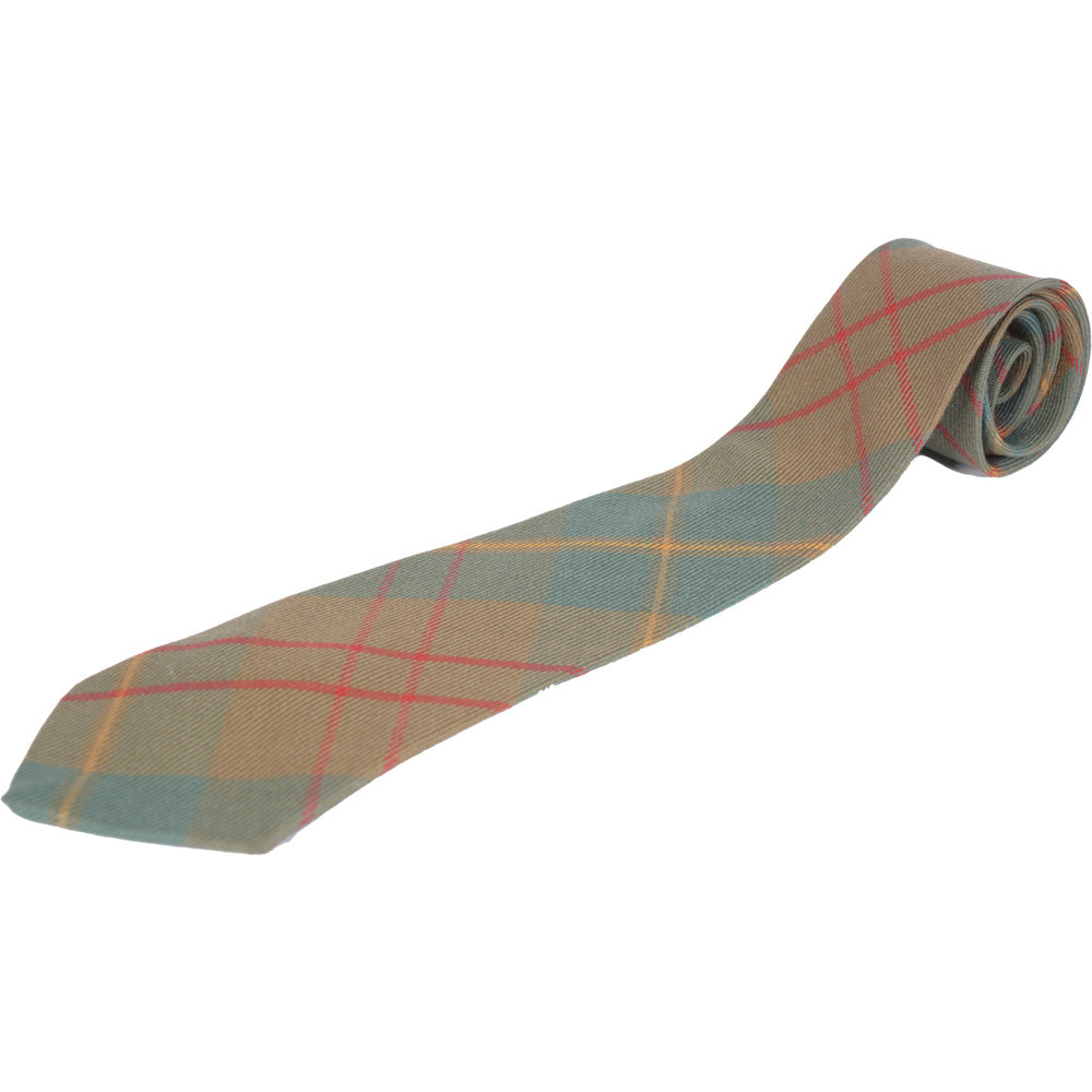 グリーングローブウェーバー タータンチェック ネクタイ ウーステッドウール Cameron Hunting