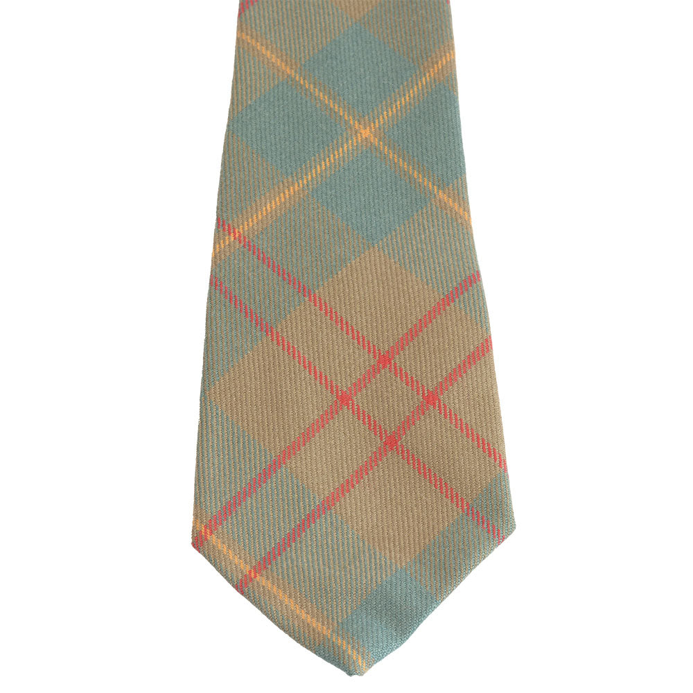 グリーングローブウェーバー タータンチェック ネクタイ ウーステッドウール Cameron Hunting