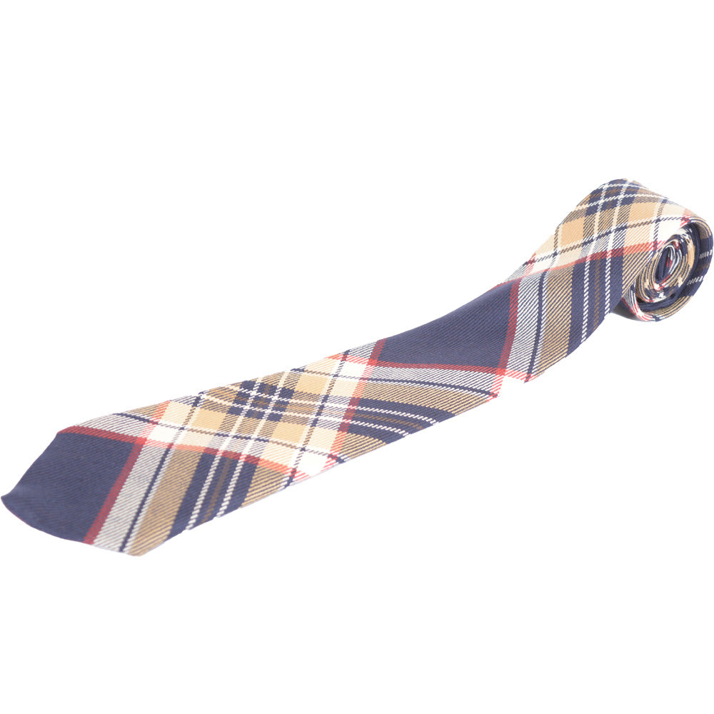 グリーングローブウェーバー タータンチェック ウーステッドウール Navy Stewart