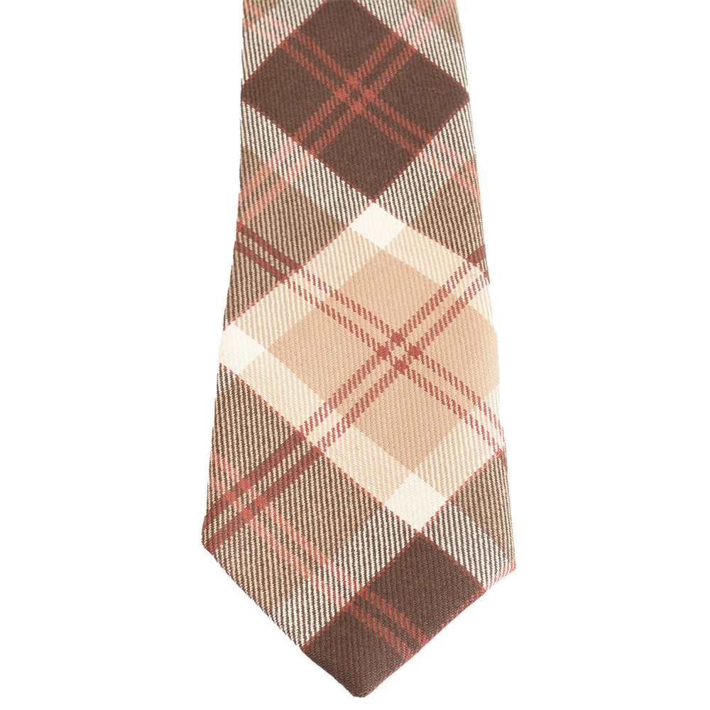 グリーングローブウェーバー タータンチェック ネクタイ ウーステッドウール Bannockbane
