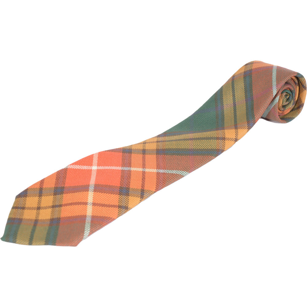 グリーングローブウェーバー タータンチェック ネクタイ ウーステッドウール Buchanan Antique
