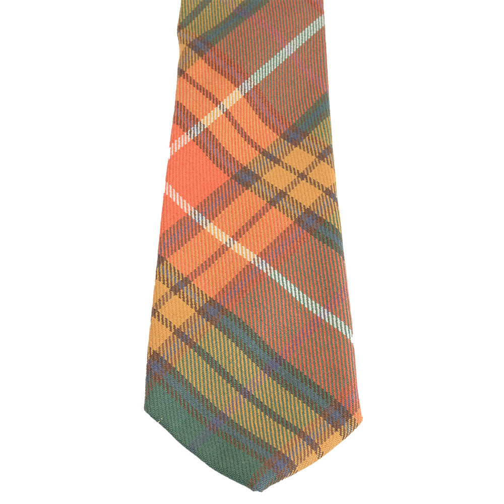 グリーングローブウェーバー タータンチェック ネクタイ ウーステッドウール Buchanan Antique