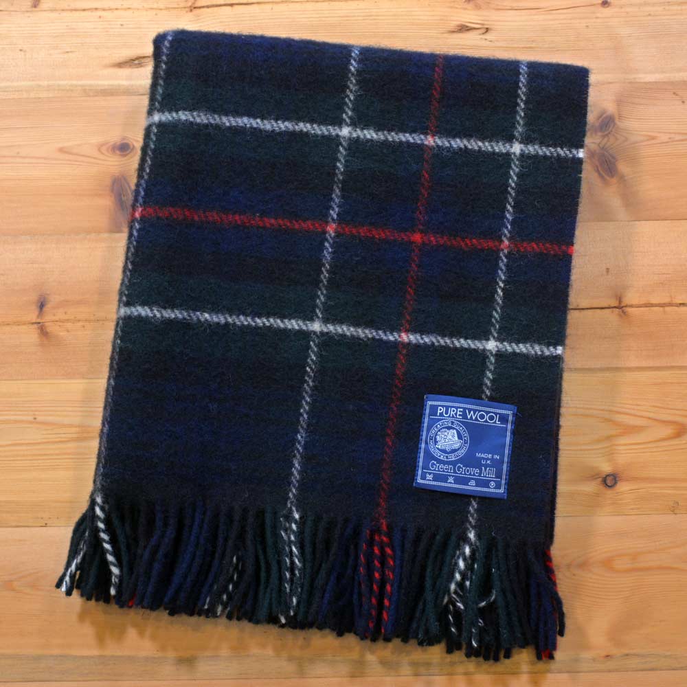 GREEN GROVE ひざ掛け Antique Hunting Stewart