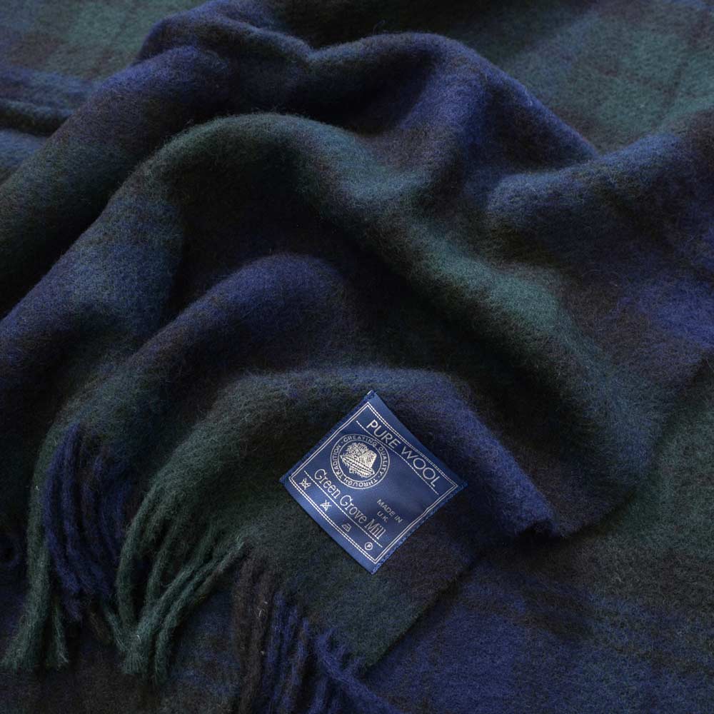 GREEN GROVE ひざ掛け Black Watch