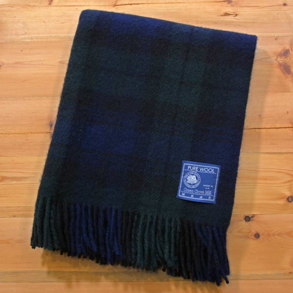 GREEN GROVE ひざ掛け Black Watch