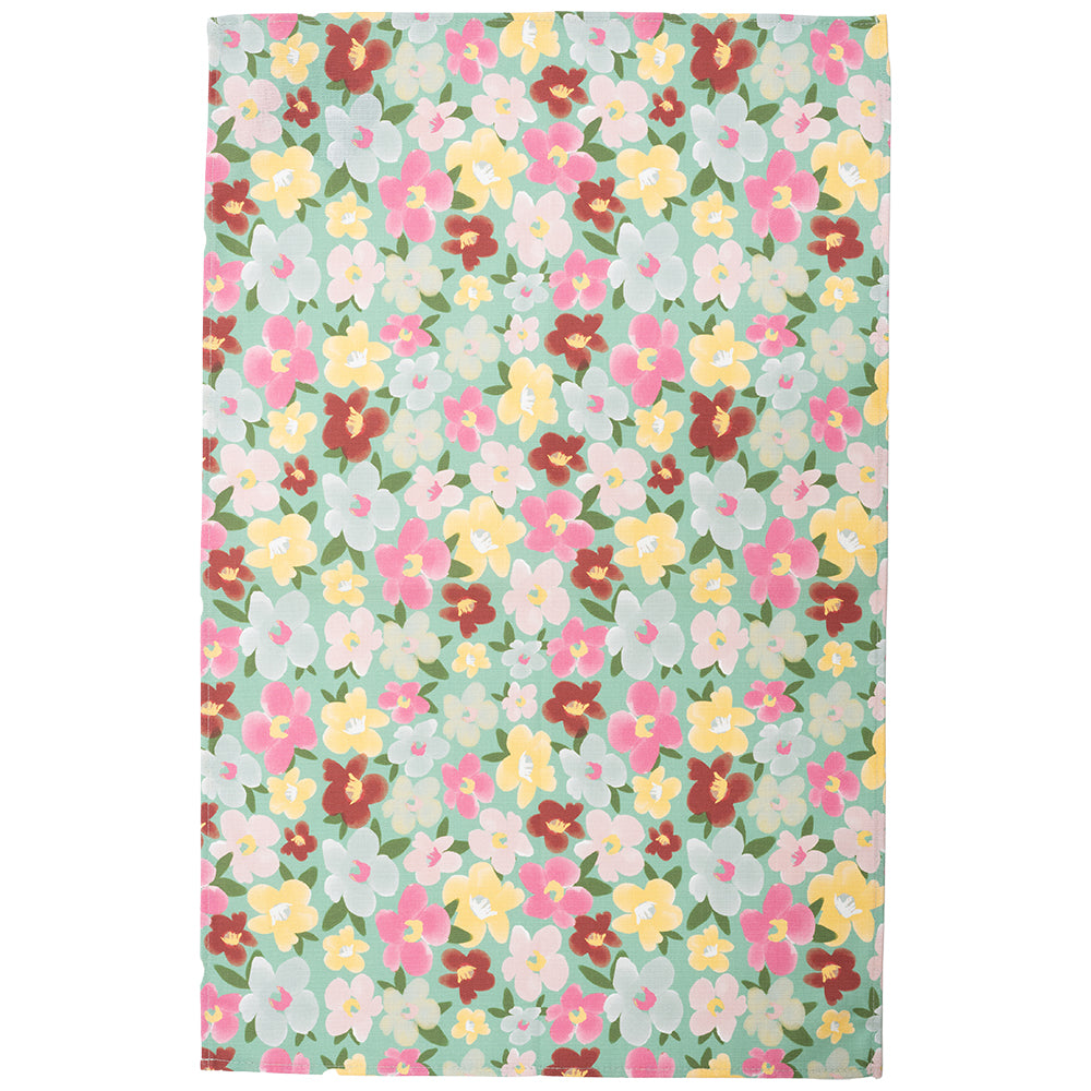サミュエルラモント ティータオル All in Blooms 英国製 花