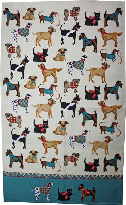 アルスターウィーバーズ ティータオル タペストリー ランチョンマット Hound Dog 犬 かわいい