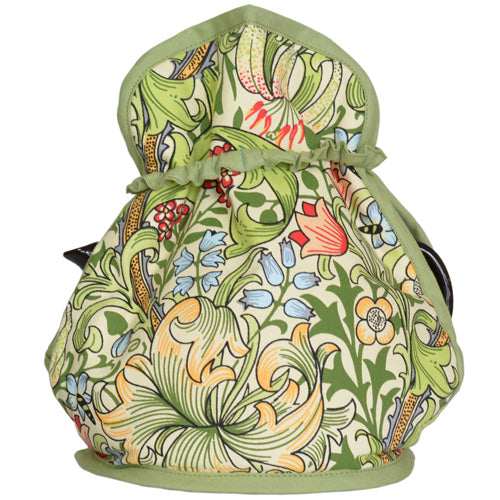 ウィリアム・モリス Gallery Open Top Tea Cozy Golden Lily(ゴールデンリリー)、ティーポットカバー、保温カバー、品番LCOTTCGY36、画像1