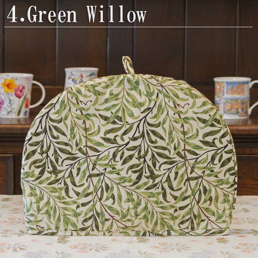 ウィリアム・モリス Gallery Tea Cozy Green Willow(グリーンウィロー)、ティーポットカバー、保温カバー、品番LCTCGY31、画像1