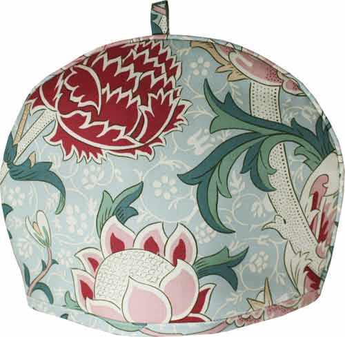 ウィリアム・モリス Sanderson Tea Cozy Cray(クレイ)、ティーポットカバー、保温カバー、品番LCTCSN81、画像1