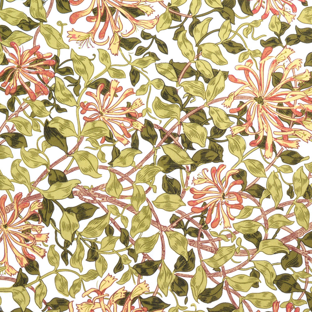 ウィリアムモリス PVCミディアムバッグ Pimpernel Cream - 英国