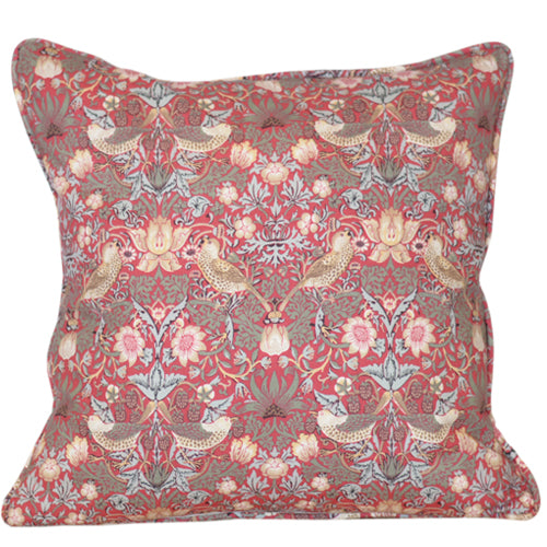 ウィリアムモリス クッションカバー イチゴ泥棒 ウィリアムモリス いちご泥棒 クッションカバー 45×45cm