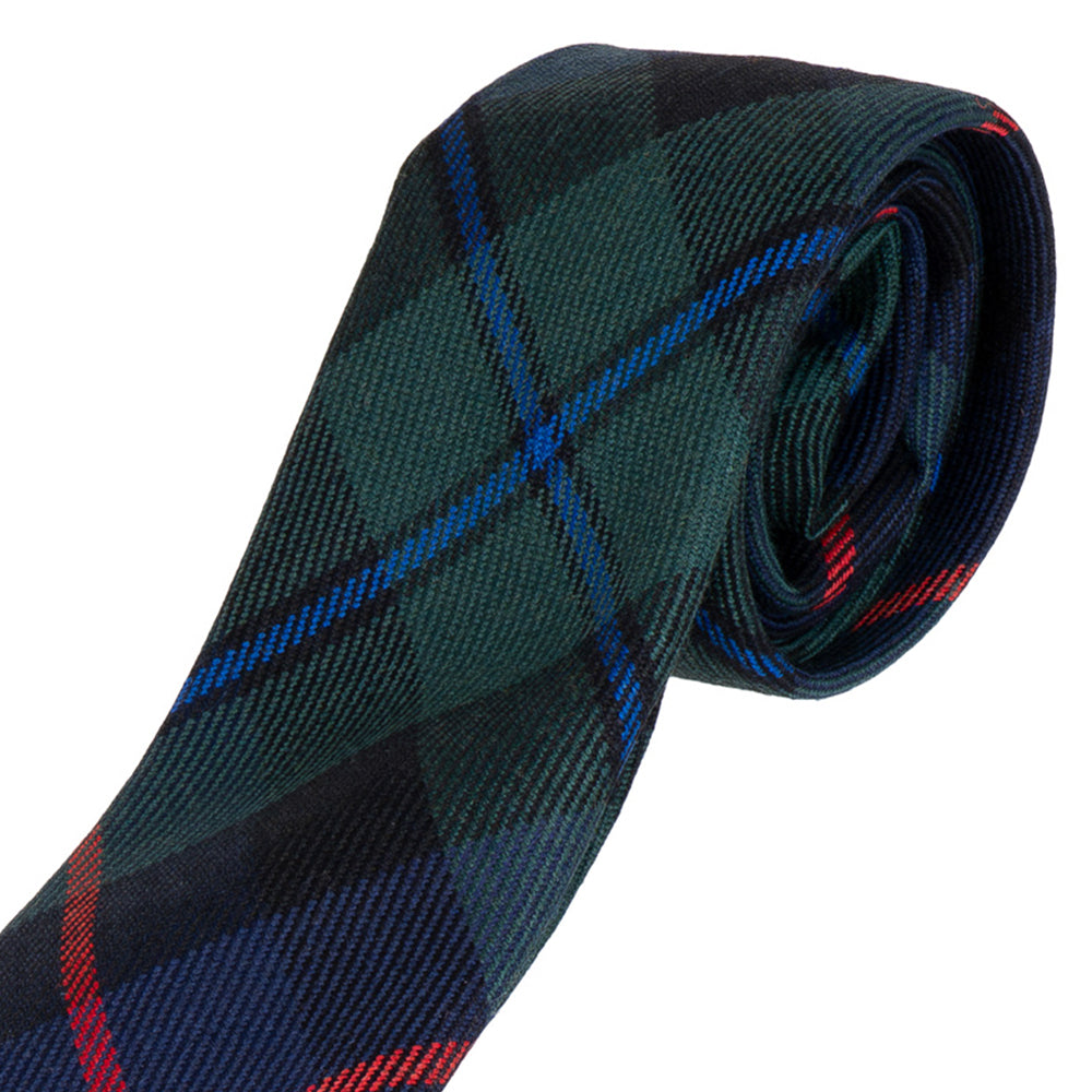 Green Grove 英国製 ウーステッドウール ネクタイ タータンチェック Campbell of Cawdor　TN20
