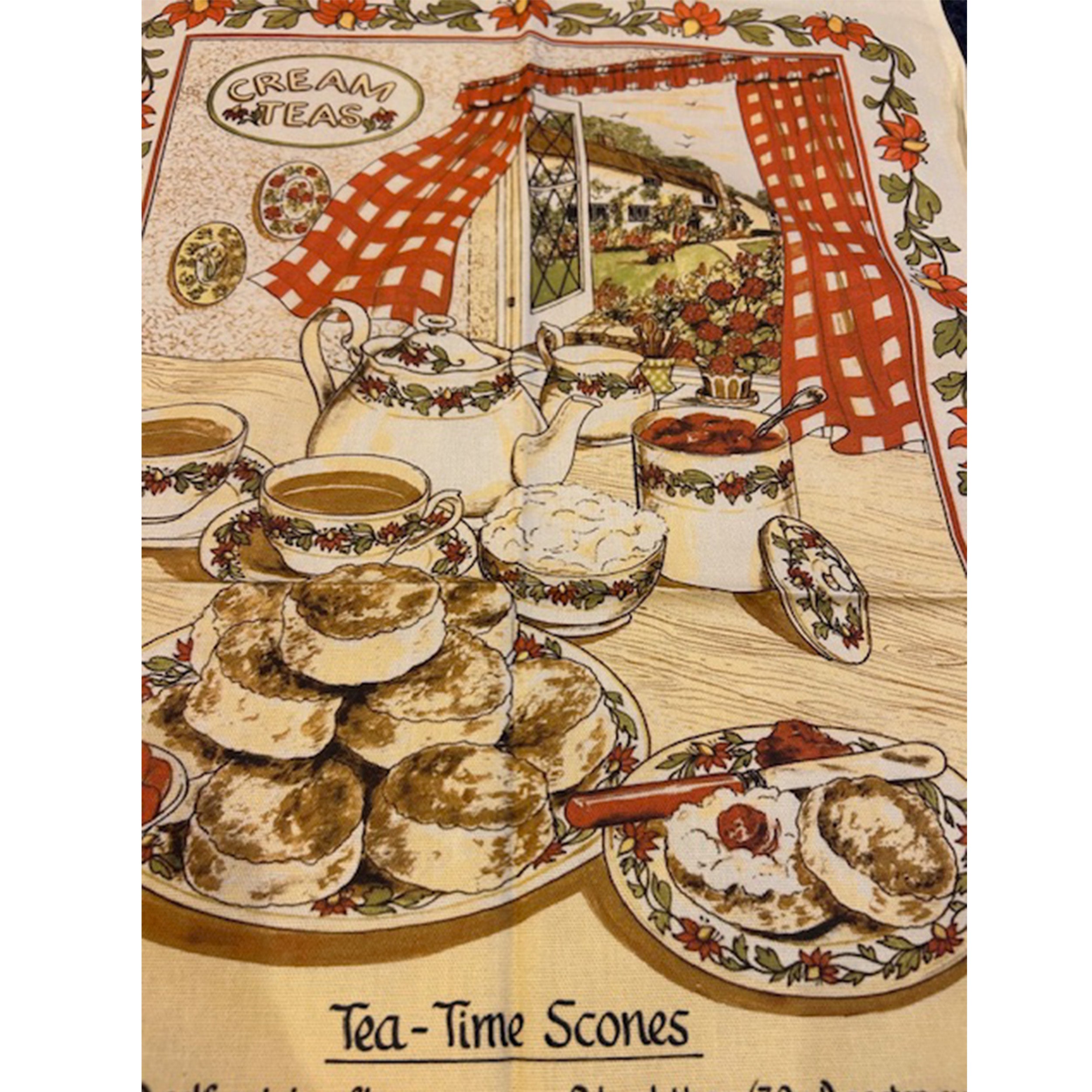 サミュエルラモント ティータオル Scone and Cream Teas