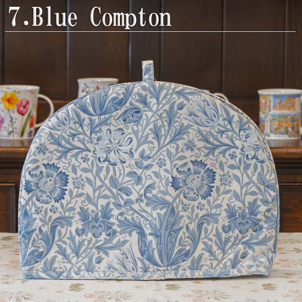 ウィリアム・モリス Gallery Tea Cozy Blue Compton（ブルーコンプトン）、ティーポットカバー、保温カバー、品番LCTCGY98、画像1