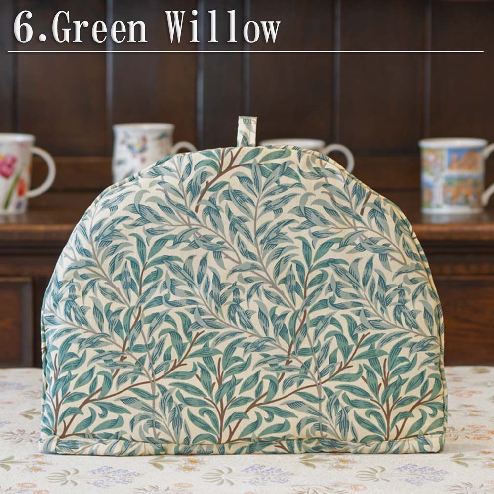 ウィリアム・モリス Sanderson Tea Cozy Green Willow（グリーンウィロー）、ティーポットカバー、保温カバー、品番LCTCSN91、画像1