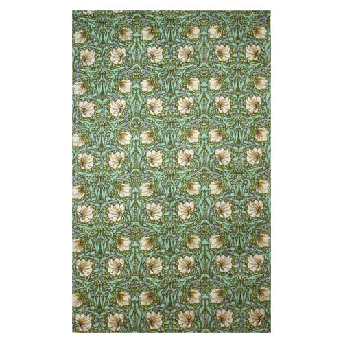 ウィリアム・モリス ティータオル Pimpernel Green（ピンパーネル ルリハコベ グリーン）、英国デザイン、品番LBTT11、画像1
