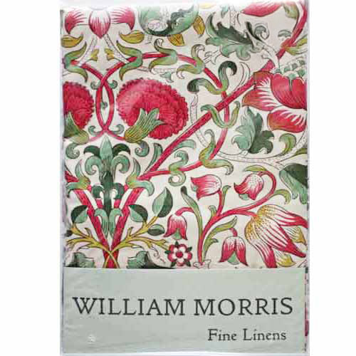 ウィリアム・モリス（William Morris）のコットンテーブルクロス。lodden（ロデン）の柄の画像。円形・直径132cm。