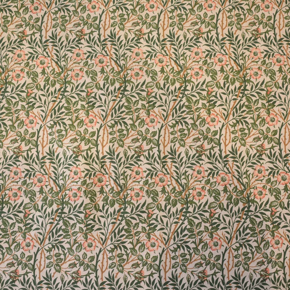 ウィリアム・モリス（William Morris）のコットンテーブルクロス。sweet briar（スイートブライアー）の柄の画像。複数サイズの商品で使用される共通画像。